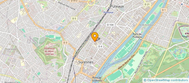 localisation de l'entreprise DBS CONSEIL à SURESNES