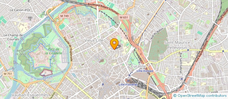 localisation de l'entreprise DBS CONSTRUCTION à LILLE