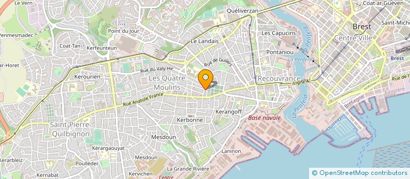 localisation de l'entreprise DBS CONSTRUCTIONS à BREST
