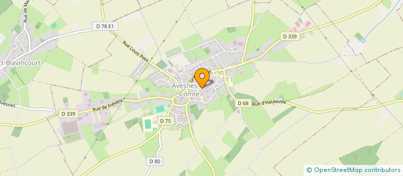 localisation de l'entreprise DBS - DUFLOS BATIMENT SERVICE  LATTRE-SAINT-QUENTIN