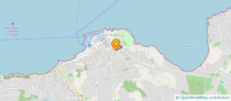 localisation de l'entreprise DBS LIMOUSINE SAINT-TROPEZ  SAINT-TROPEZ
