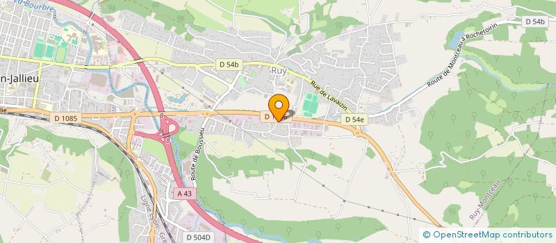 localisation de l'entreprise DBS LOCATIONS  RUY-MONTCEAU