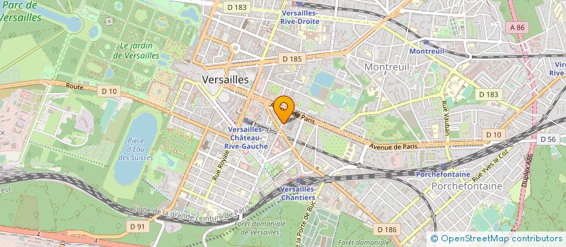 localisation de l'entreprise DBS MARKET EXCHANGE à VERSAILLES