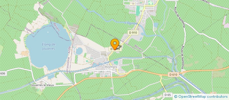 localisation de l'entreprise DBS PRODUCTION  HOMPS