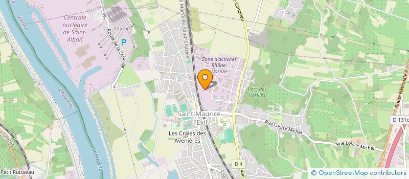 localisation de l'entreprise DBS PROJECTION  SAINT-MAURICE-L'EXIL