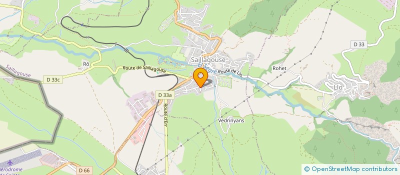 localisation de l'entreprise DBS66  SAILLAGOUSE
