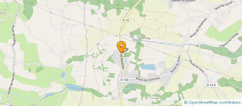localisation de l'entreprise DBSE à LA CHAPELLE-DE-LA-TOUR