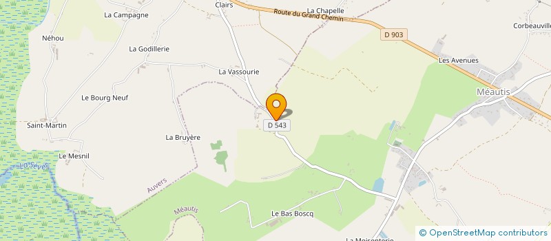 localisation de l'entreprise DBSERVICES  MEAUTIS