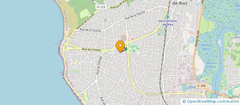 localisation de l'entreprise DBSL à SAINT-HILAIRE-DE-RIEZ