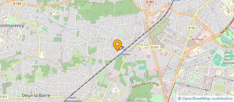 localisation de l'entreprise DBSYS à GROSLAY