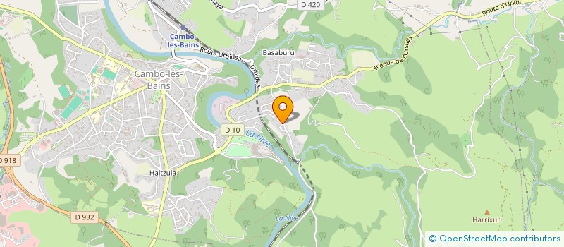 localisation de l'entreprise DBT IMMO BASQUE  CAMBO-LES-BAINS