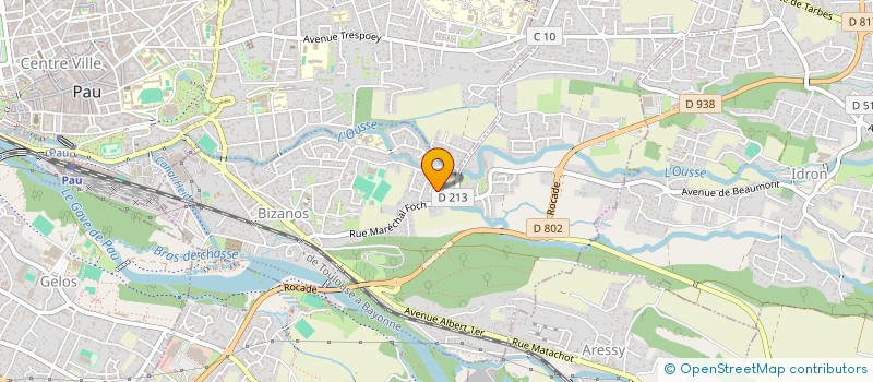 localisation de l'entreprise DBTECH ENERGIES à BIZANOS