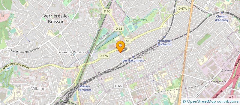 localisation de l'entreprise DBTIME à ANTONY