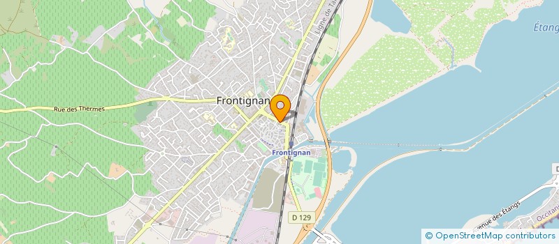 localisation de l'entreprise DBTP à FRONTIGNAN