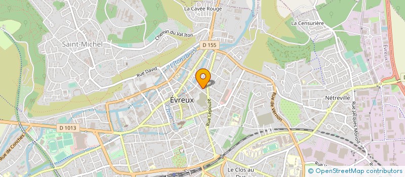 localisation de l'entreprise DBTP ENVIRONNEMENT  EVREUX