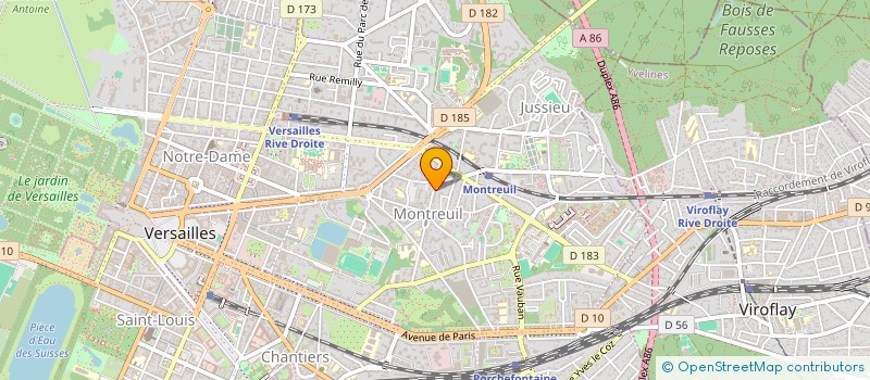 localisation de l'entreprise DBV IMMOBILIERE FAMILIALE à VERSAILLES