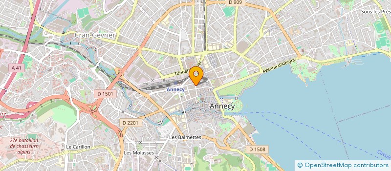 localisation de l'entreprise DBVE à ANNECY