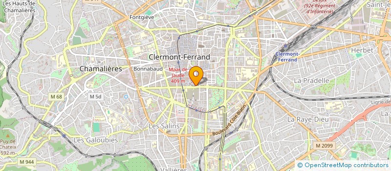 localisation de l'entreprise DBVH  CLERMONT-FERRAND