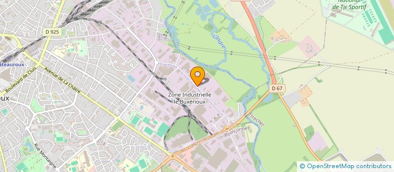 localisation de l'entreprise DBVP à CHATEAUROUX