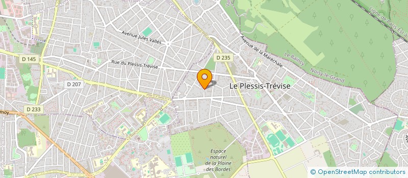 localisation de l'entreprise DBVTC  LE PLESSIS-TREVISE