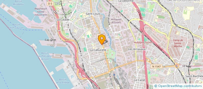 localisation de l'entreprise DBWEAR à MARSEILLE