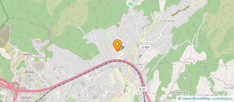 localisation de l'entreprise DBX ASSISTANCE SUIVI DE CHANTIER ET AMENAGEMENT à CEYRESTE