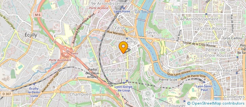 localisation de l'entreprise DBX LINGERIE à LYON