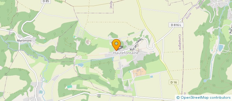 localisation de l'entreprise DBZ  HAUTEFONTAINE