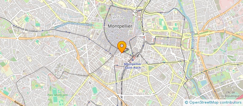 localisation de l'entreprise DBZ BARBER à MONTPELLIER