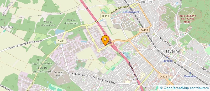 localisation de l'entreprise DBZ SUSHI  TAVERNY