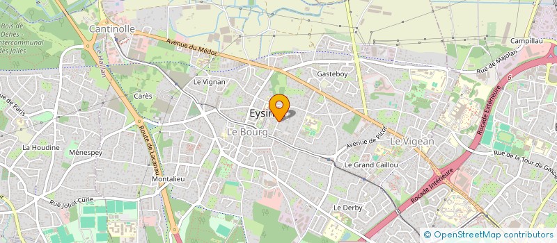 localisation de l'entreprise DBZAC  EYSINES