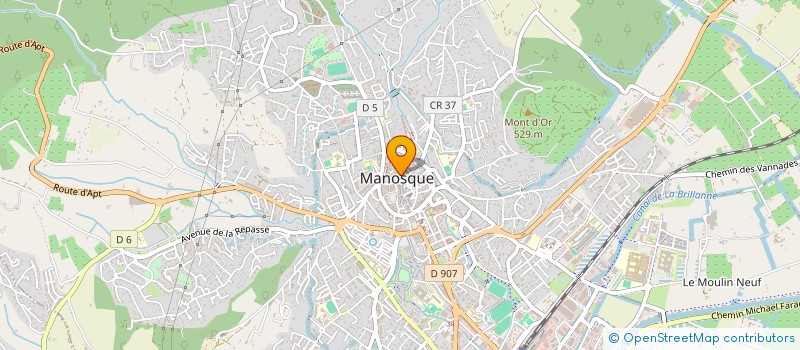 localisation de l'entreprise DC 10 à MANOSQUE