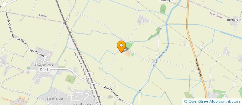 localisation de l'entreprise DC  MONTELIER