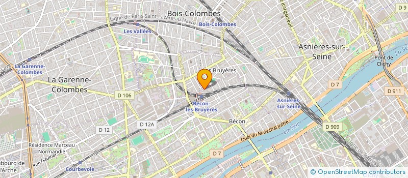 localisation de l'entreprise DC à ASNIERES-SUR-SEINE