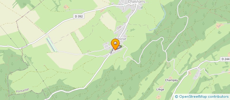 localisation de l'entreprise DC  LES PREMIERS SAPINS