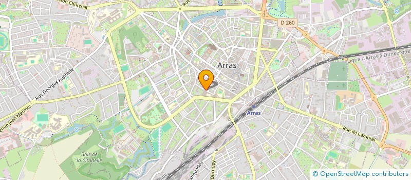 localisation de l'entreprise DC ARRAS à ARRAS
