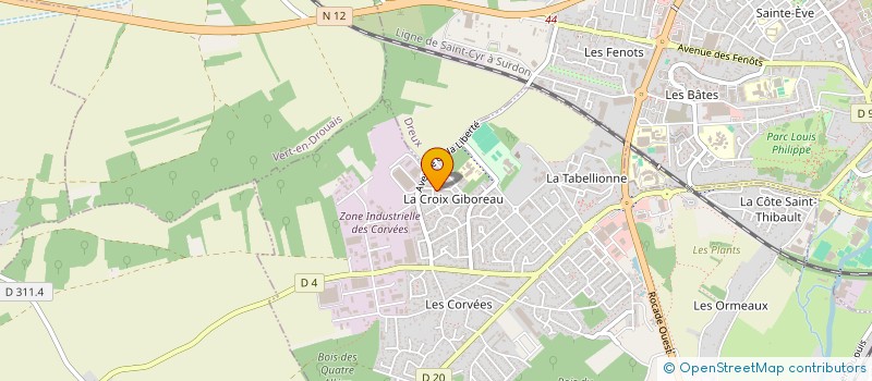 localisation de l'entreprise DC AUTO à VERNOUILLET