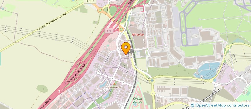 localisation de l'entreprise DC AVIATION G-OPS  ROISSY-EN-FRANCE