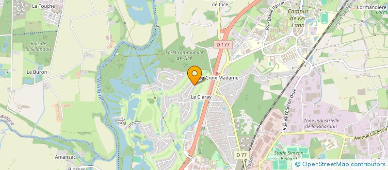 localisation de l'entreprise DC & C, DELARRA CONSEILS ET CONSULTING à BRUZ