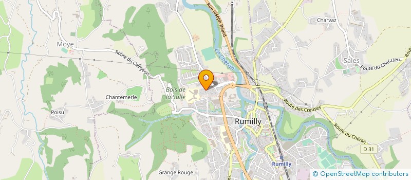 localisation de l'entreprise DC CARRELAGES  RUMILLY