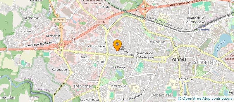 localisation de l'entreprise DC CHIROPRACTEUR à VANNES