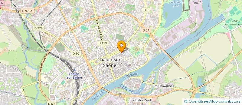 localisation de l'entreprise DC - COIF à CHALON-SUR-SAONE