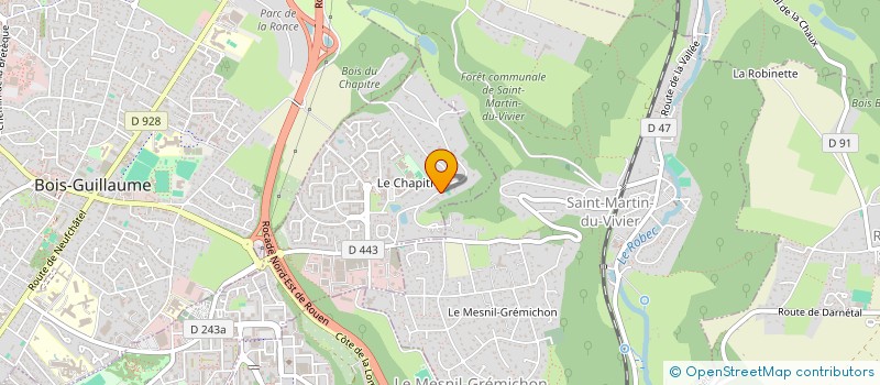 localisation de l'entreprise DC CONSEIL  BIHOREL