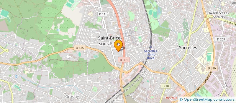 localisation de l'entreprise DC CONSULTING  ST BRICE SOUS FORET
