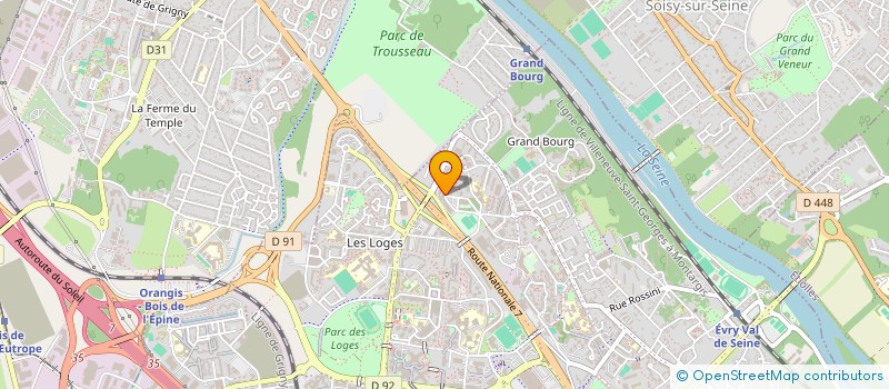 localisation de l'entreprise DC DATA à EVRY-COURCOURONNES