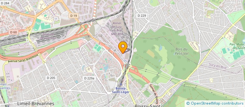 localisation de l'entreprise DC DES SABLONS à BOISSY-SAINT-LEGER