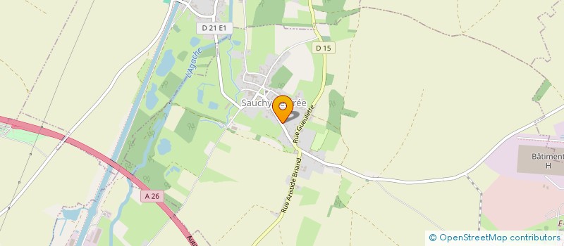 localisation de l'entreprise DC DEVELOPPEMENT  SAUCHY-LESTREE