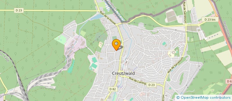 localisation de l'entreprise DC & DL  CREUTZWALD