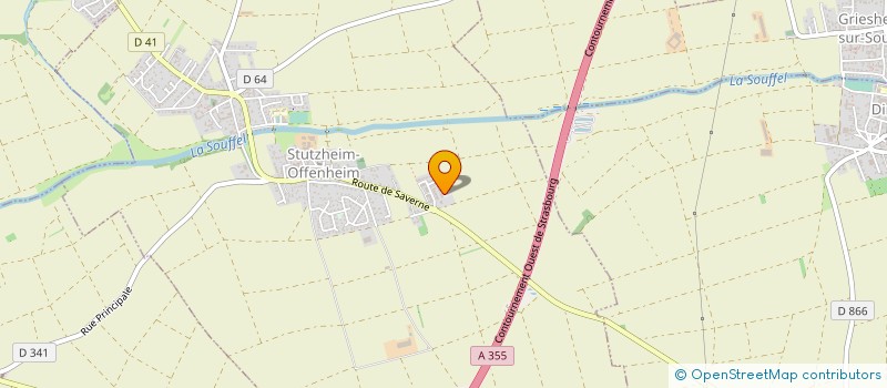 localisation de l'entreprise DC ECO TRANSPORT  STUTZHEIM-OFFENHEIM