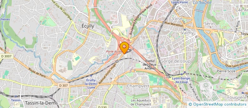 localisation de l'entreprise DC ELEC à TASSIN-LA-DEMI-LUNE